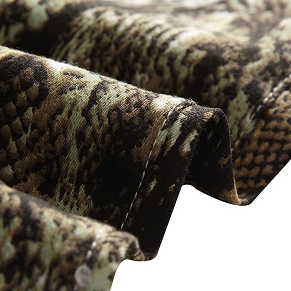 New Mens Painted Designer Slim Fit Jeans Multiple Sizes - Picture 3 of 4